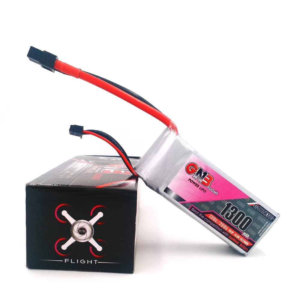 GNB 4S1P 1300mAh 4S 130C 14.8V XT60 LiPo Battery For RC Drone – Alexnld.com