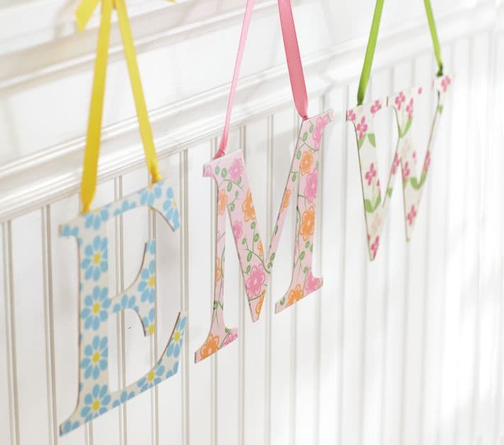 Printed Wall Letters | Pottery Barn Kids