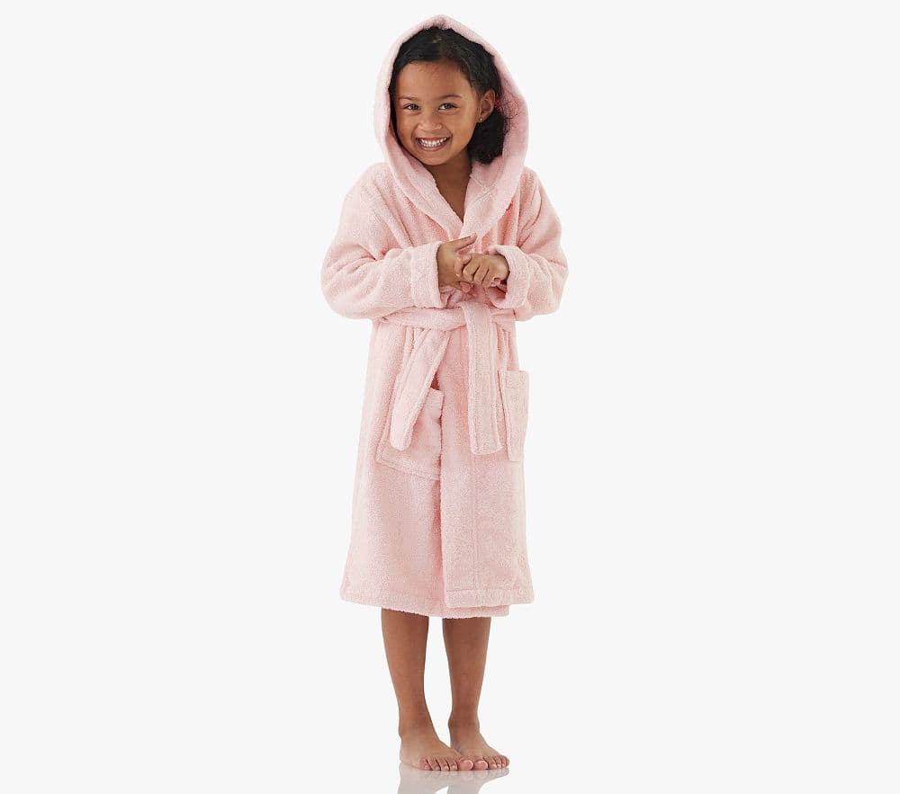 Linum Kids Hooded Terry Bathrobe