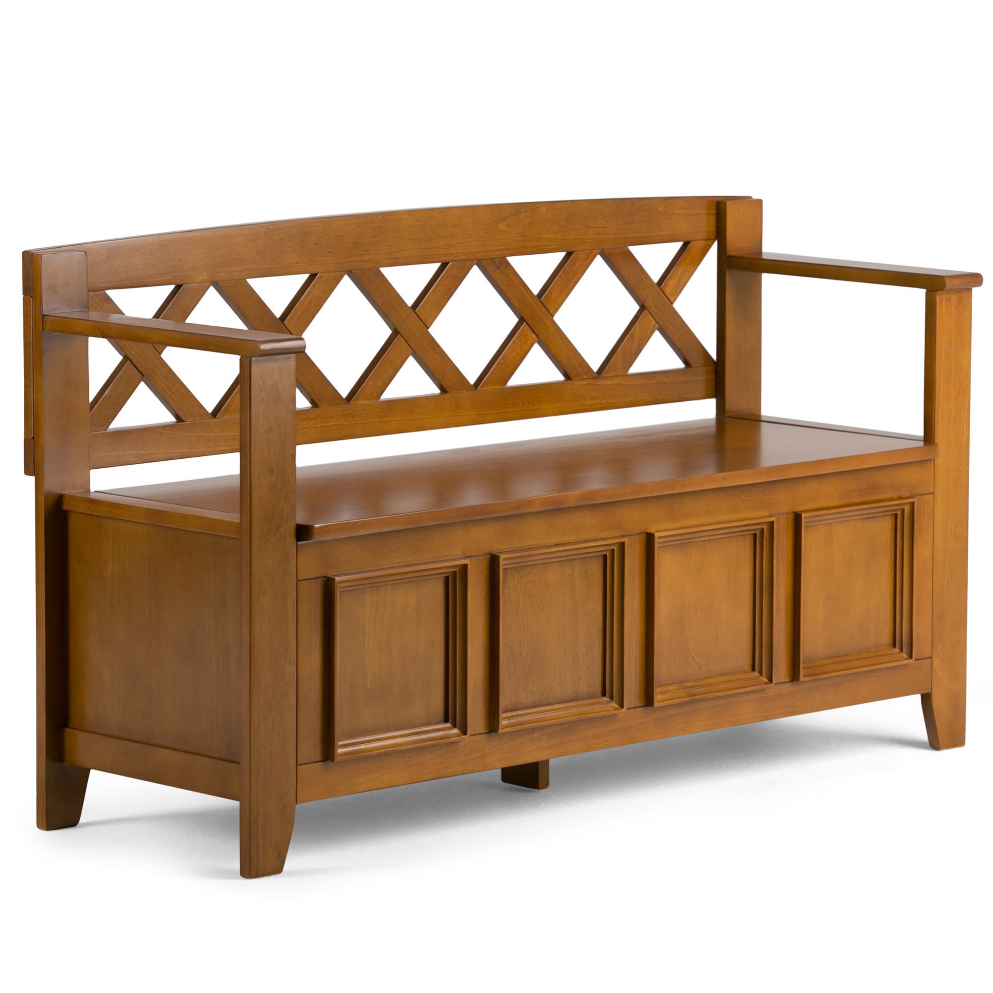 Corrigan Studio Solid Wood Entryway Storage Bench - Wayfair Canada