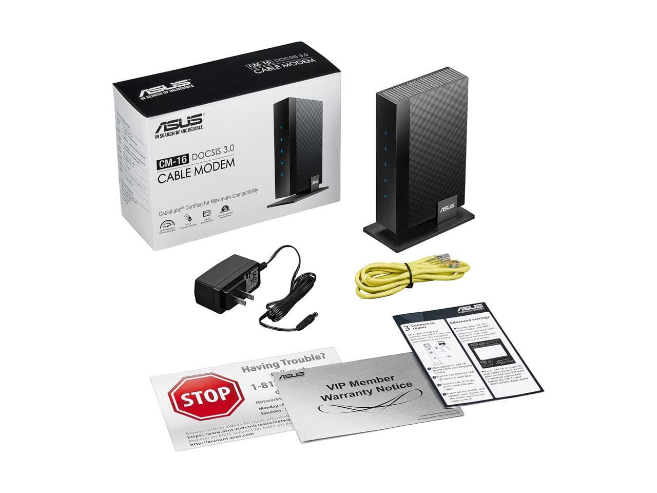 ASUS CM-16 DOCSIS 16x4 686 Mbps Cable Modem - Newegg.com