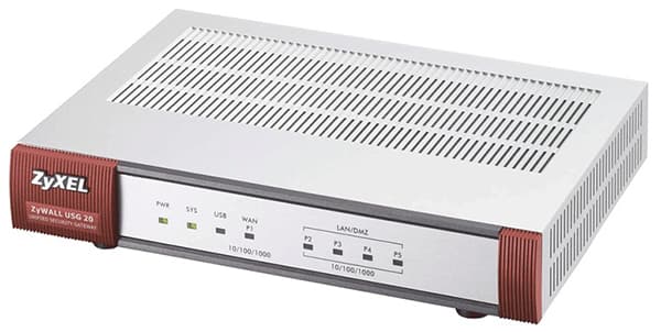 Zyxel ZyWALL USG 20 Unified Security Gateway | ZyxelGuard.com