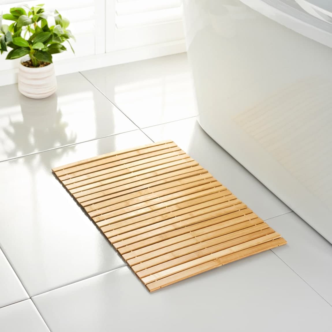 Bamboo Bath Mat | Bath Mats | B&M Stores