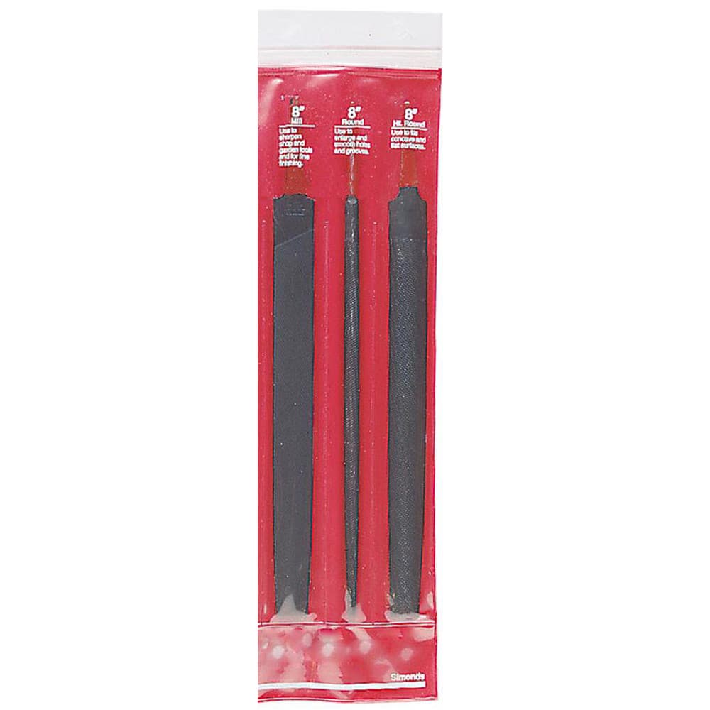 Simonds File - File Set: 3 Pc, American | MSC Direct