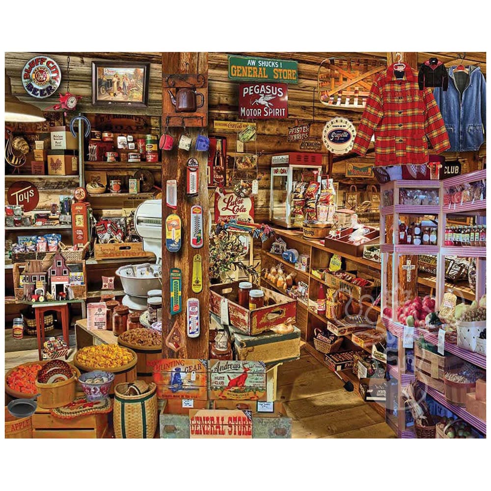 White Mountain Country Store Seek & Find Puzzle 1000pcs - Puzzles Canada