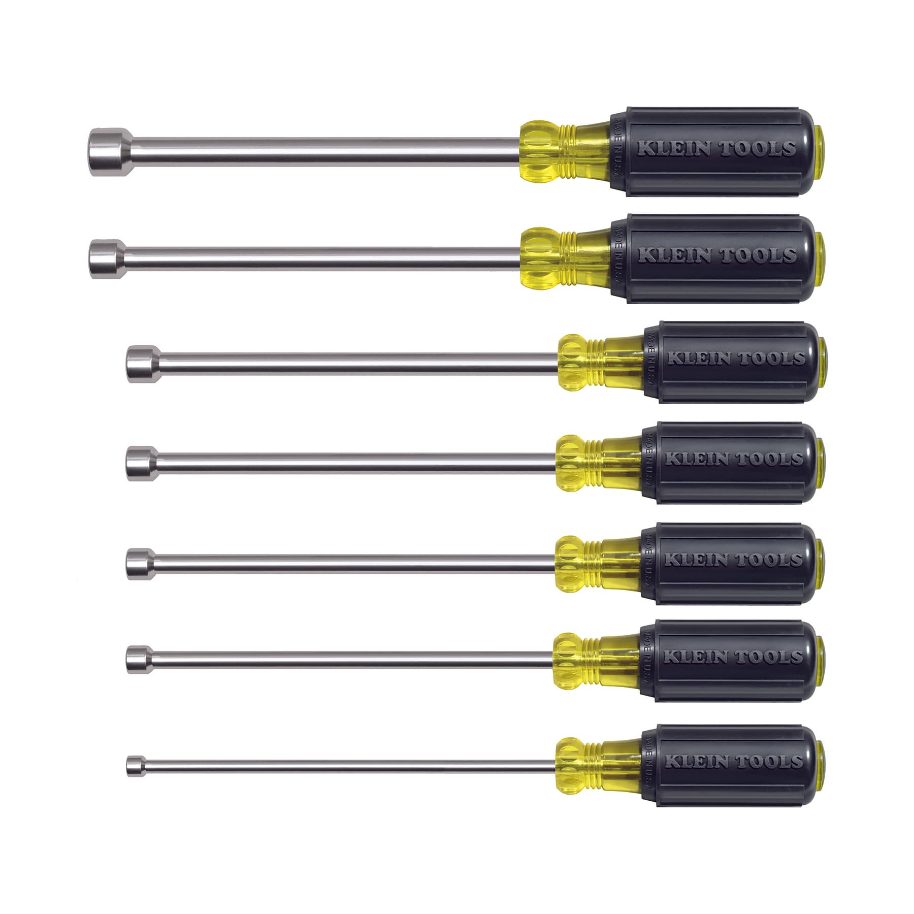Nut Driver Set, Magnetic Nut Drivers, 15 cm Shafts, 7-Piece - 647M ...