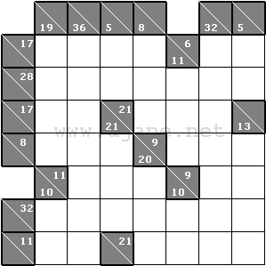 Weekly Kakuro (Cross Sums) #35 - Djape .Net
