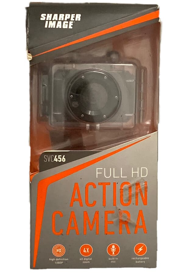 Black Sharper Image Action Camera SV456 Full HD New Open Box | eBay