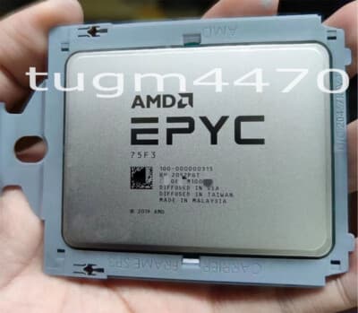 AMD epyc 75F3 Milan CPU processor 32 cores 64 threads 2.95GHZ ...