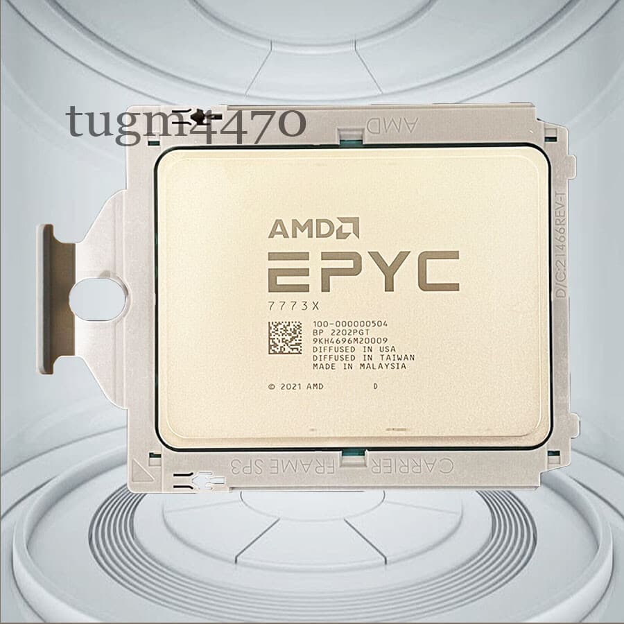 AMD epyc 7773x CPU server 64 cores 2.2 GHz 225w-280w 768mb l3 3d v ...
