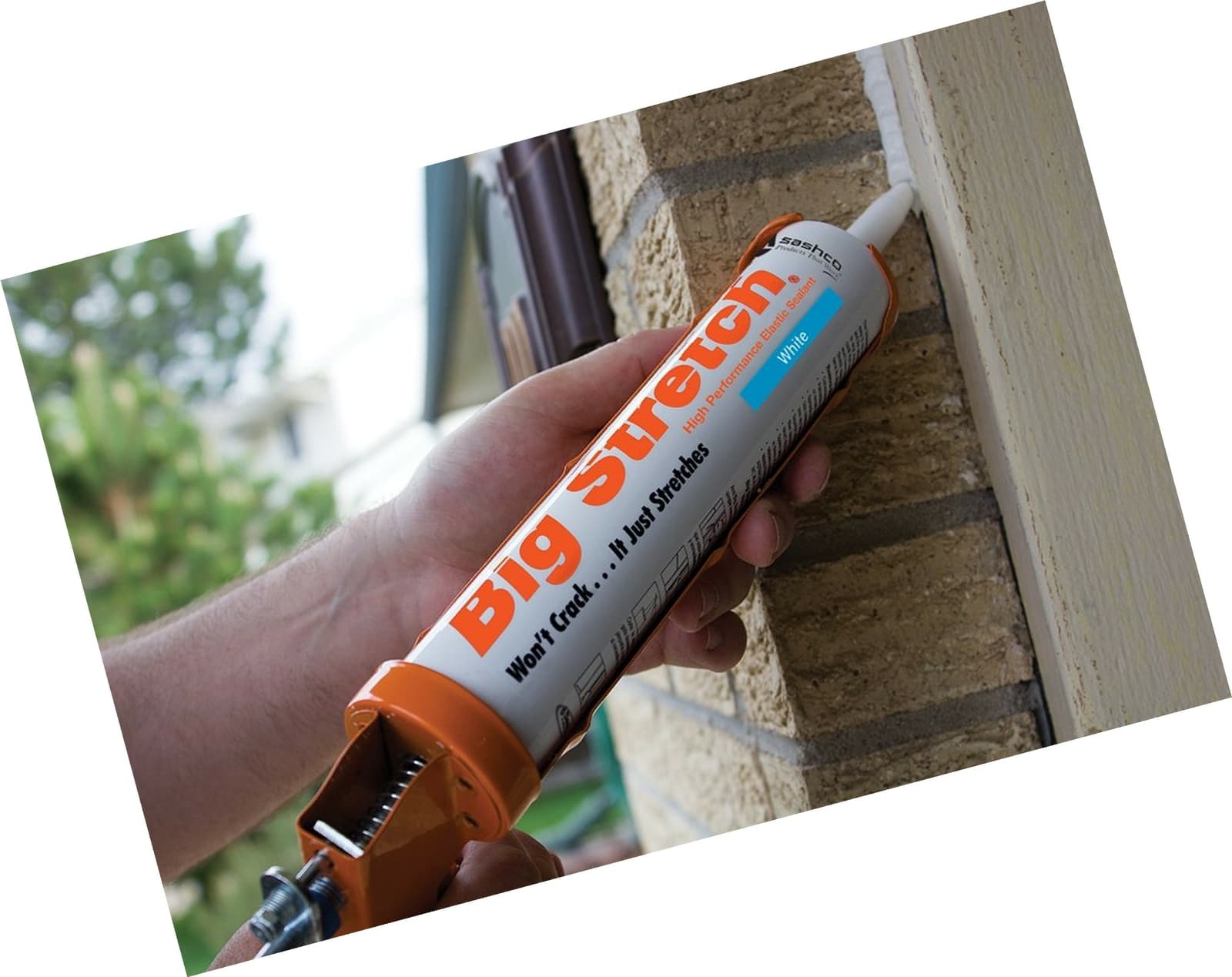 Sashco 10008 Big Stretch Caulk Dark Brown 10.5-ounce for sale online | eBay