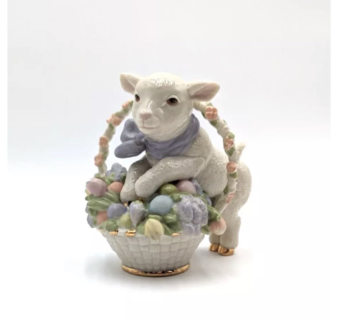 Lenox Easter Lamb With Gold Accents | eBay