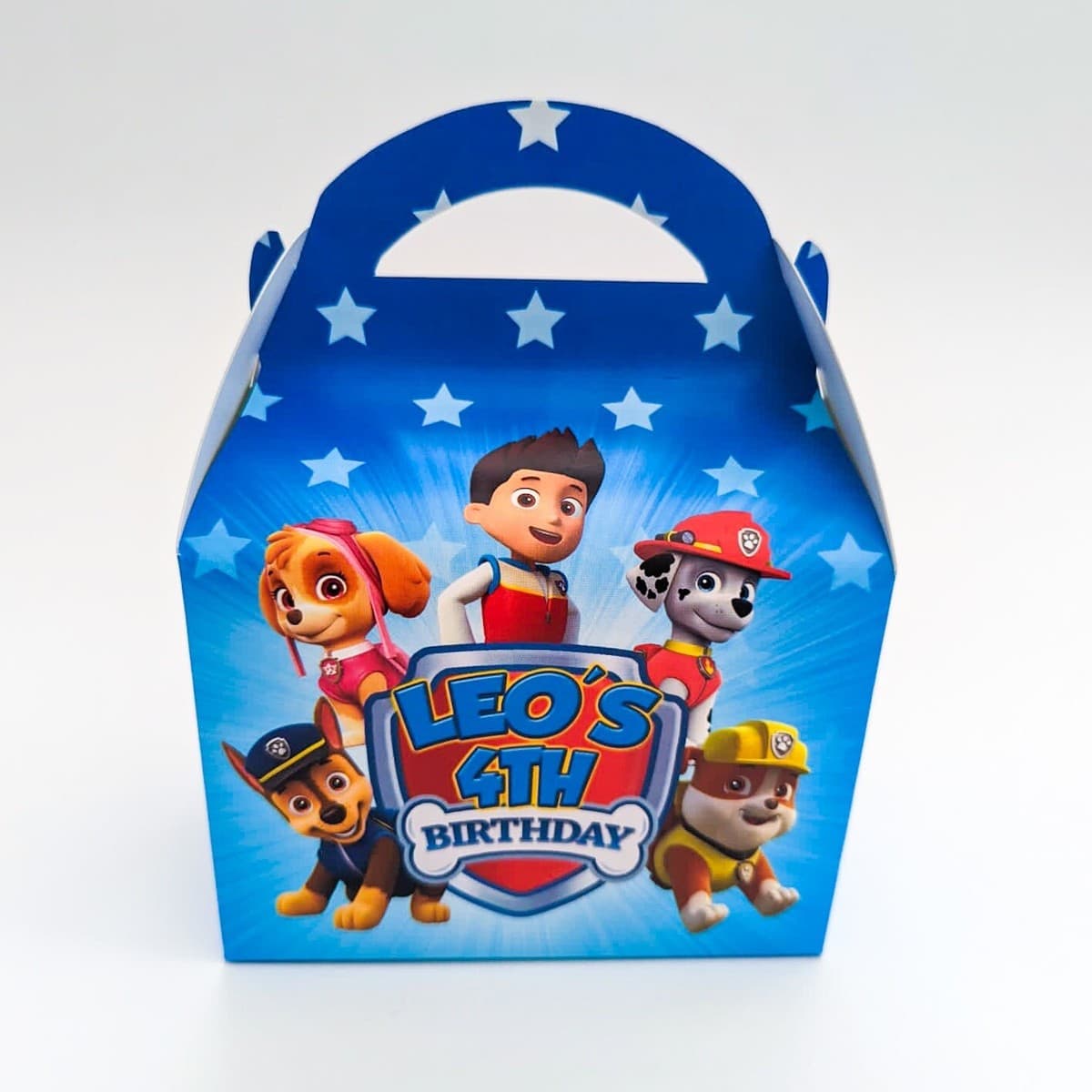 Paw Patrol Party Favor Boxes Paw Patrol Customized Goody Bags (6 Pack)