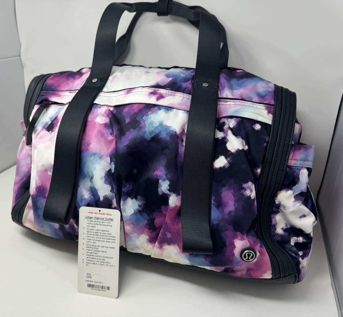 Lululemon Urban Warrior Duffle in Blooming Pixie Gym Laptop Travel ...