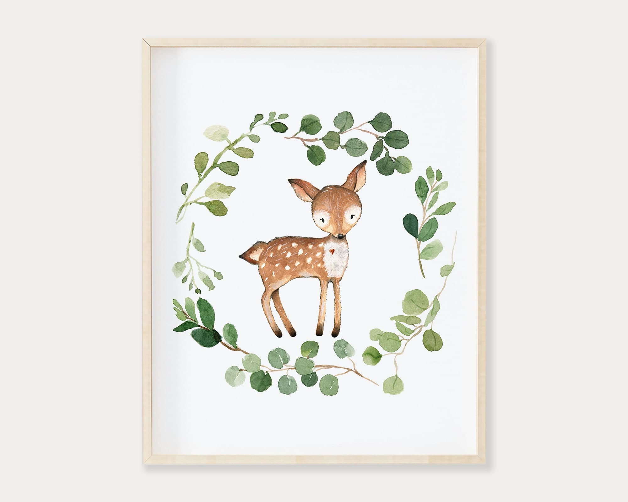 Watercolor Woodland Creatures Printable Wall Art Set of 6 | Etsy