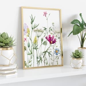 Wildflower Wall Decor, Wildflower Bedroom Wall Art Print, Framed ...