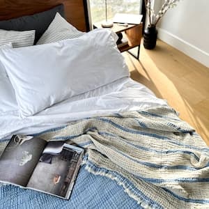 Muslin Blanket, Christmas Gift , Fluffy Gauze Cotton Blanket King ...
