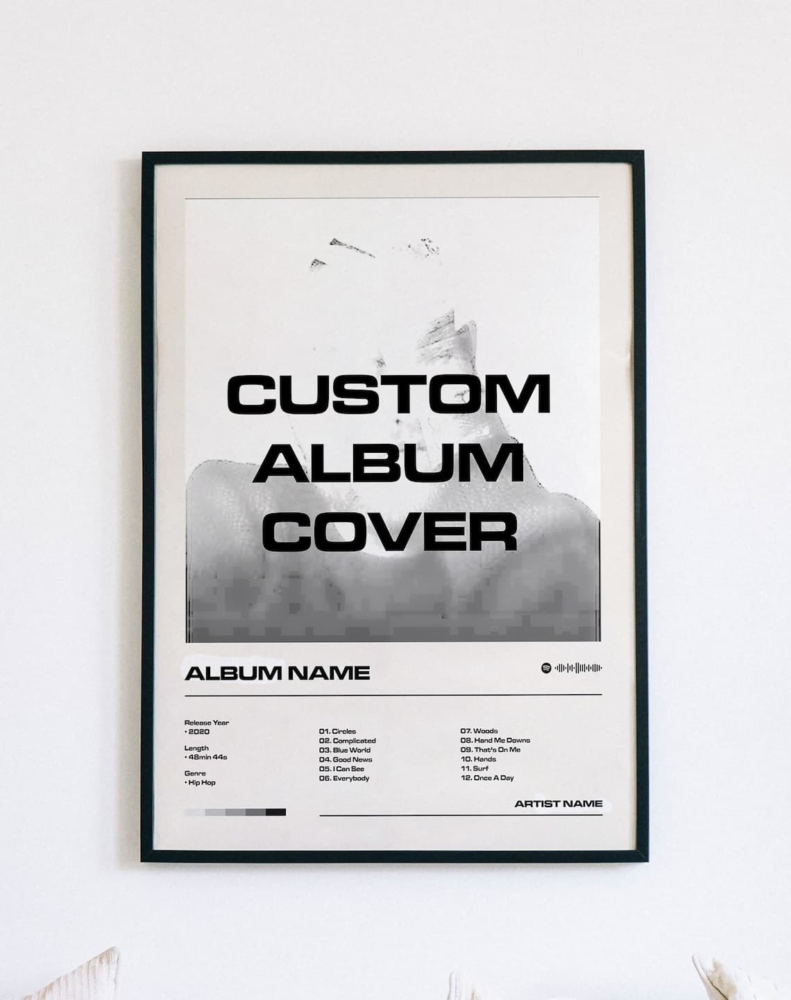 Custom Album Cover Album Poster Framed Poster Art Print - Etsy