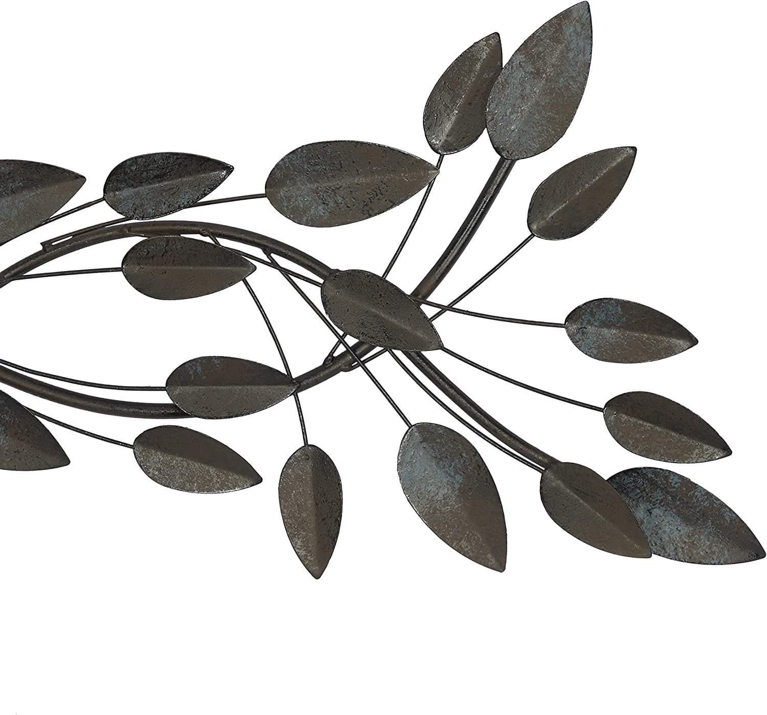 Metal Leaves Wall Decor Leaf Wall Hanging Living Room Wall Art Metal ...