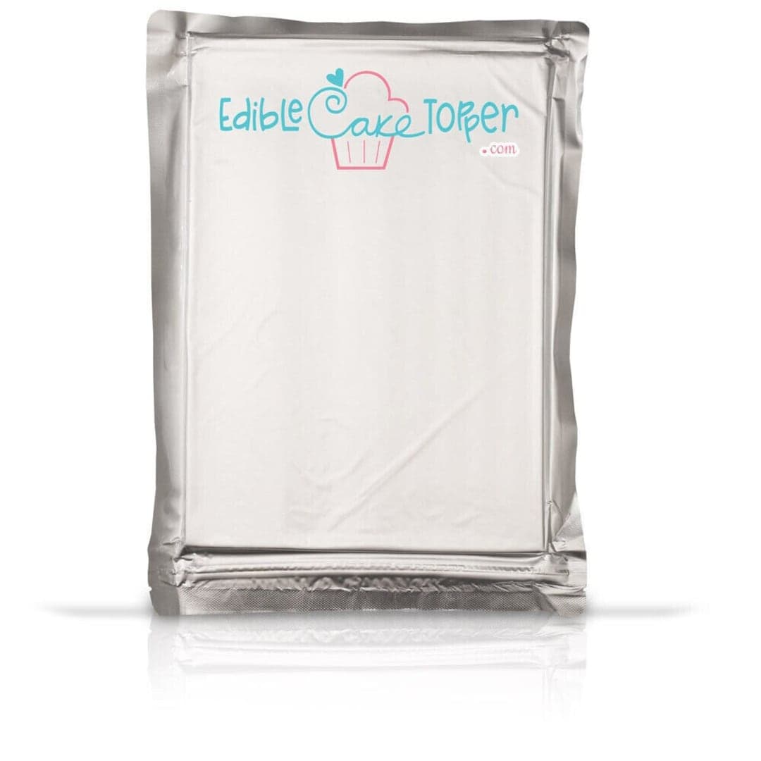 Premium Edible Paper Sheets, Sugar Sheets, Icing Sheets - 25 Pack - 8.5 ...