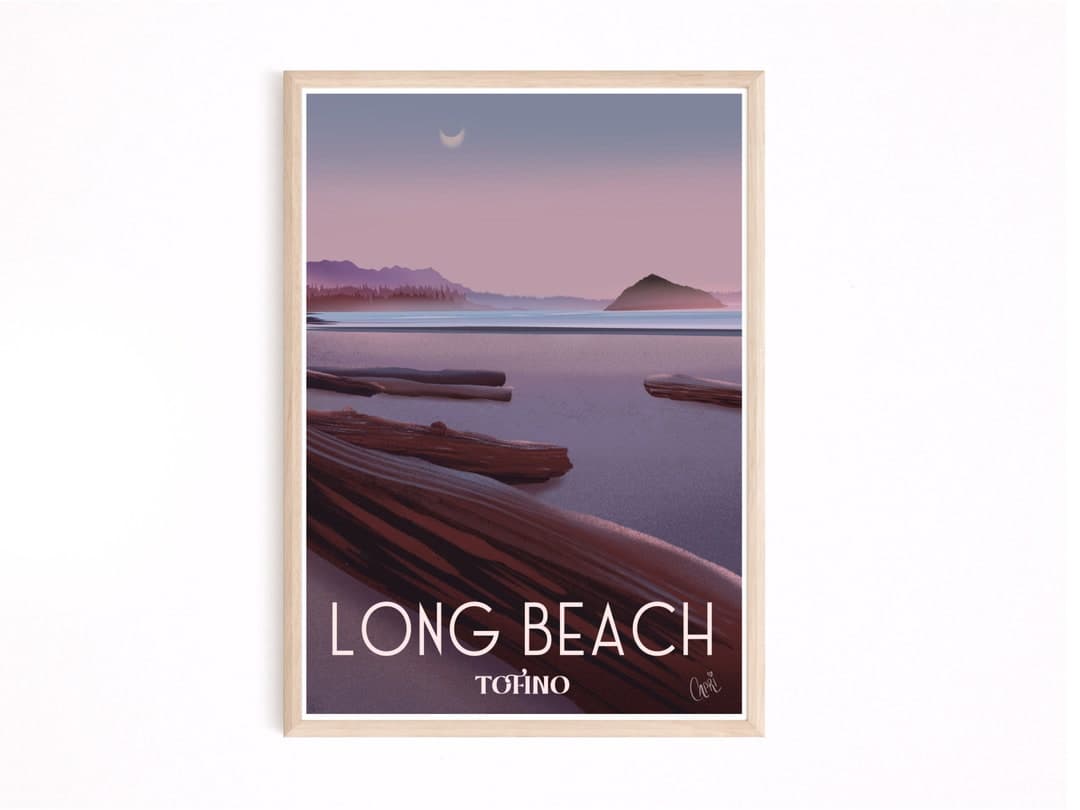 Long Beach Tofino Wall Art Poster Print Digital Download - Etsy