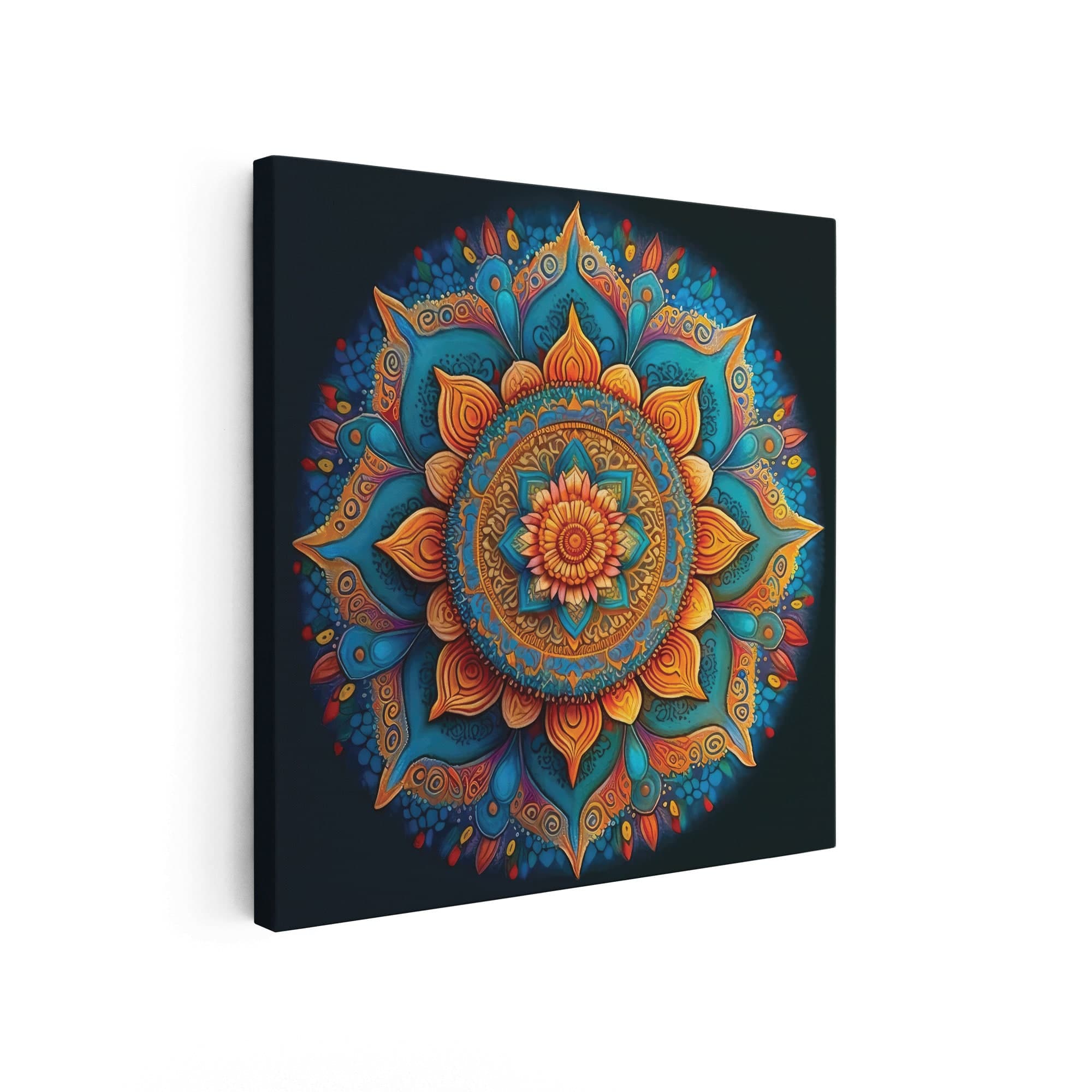 Mandala Canvas Painting Original Art on Canvas Spiritual - Etsy