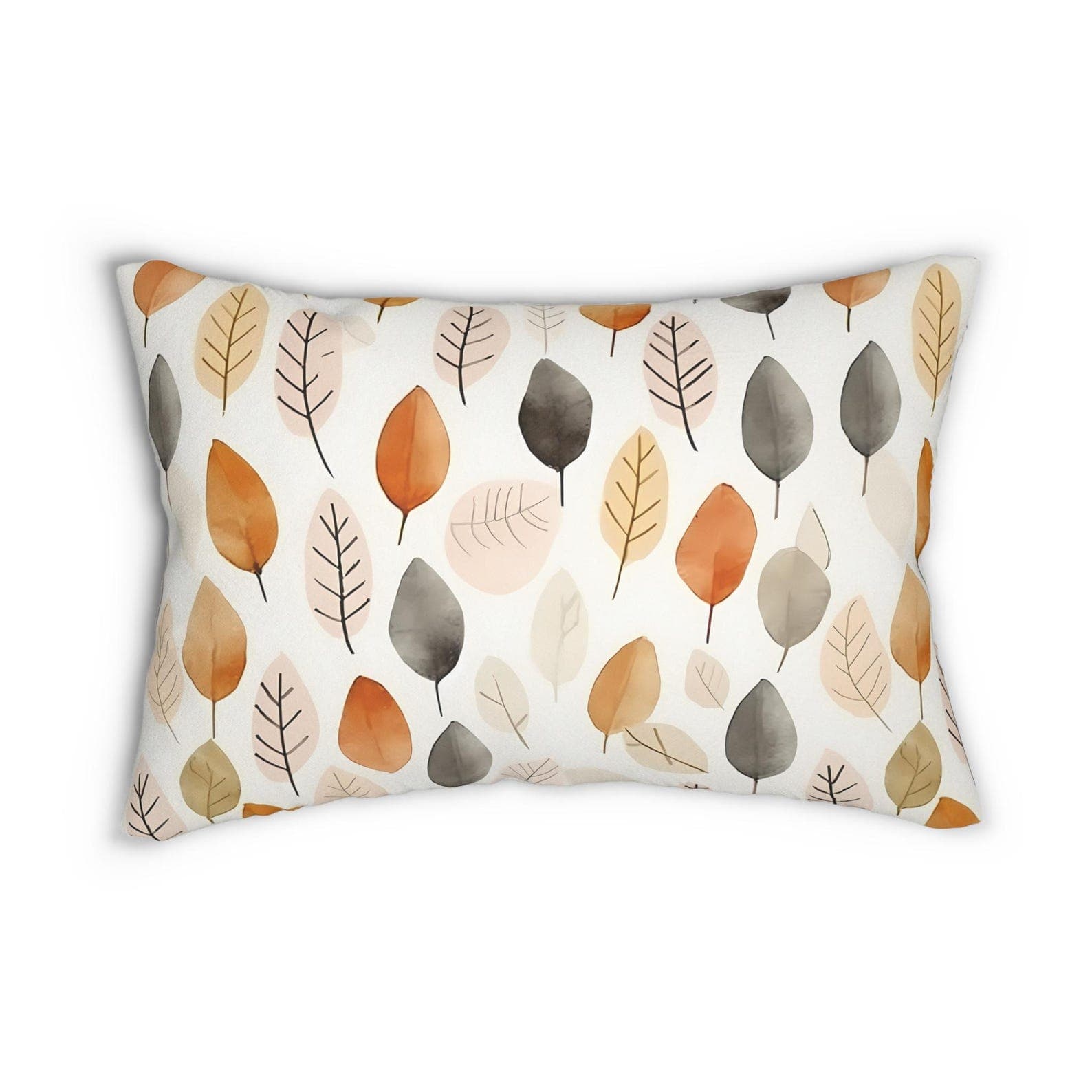 Autumn Leaves Pillow, Fall Foliage Throw Pillow, Cozy Seasonal Home ...