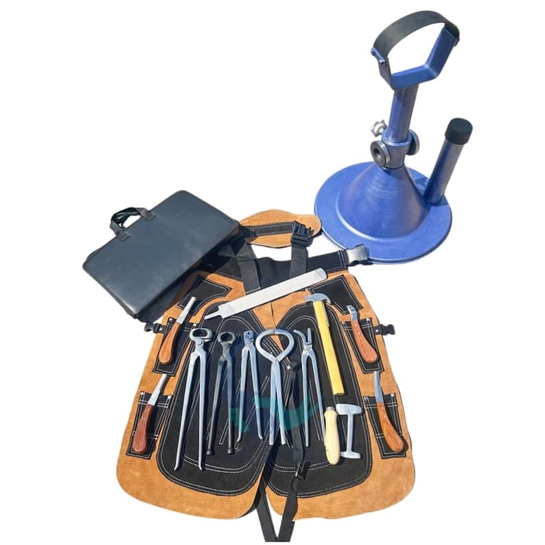 Farrier Tool Kit, Hoof Stand, Leather Apron & Bag, Horse Hoof Care - Etsy