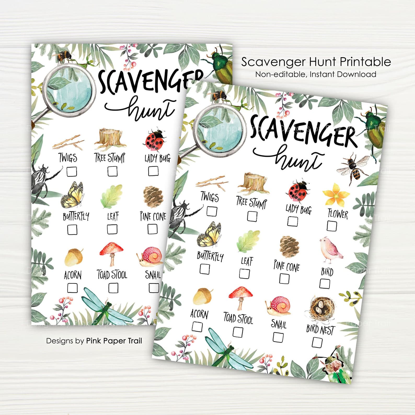 Outdoor Scavenger Hunt Nature Explorer Scavenger Hunt | Etsy