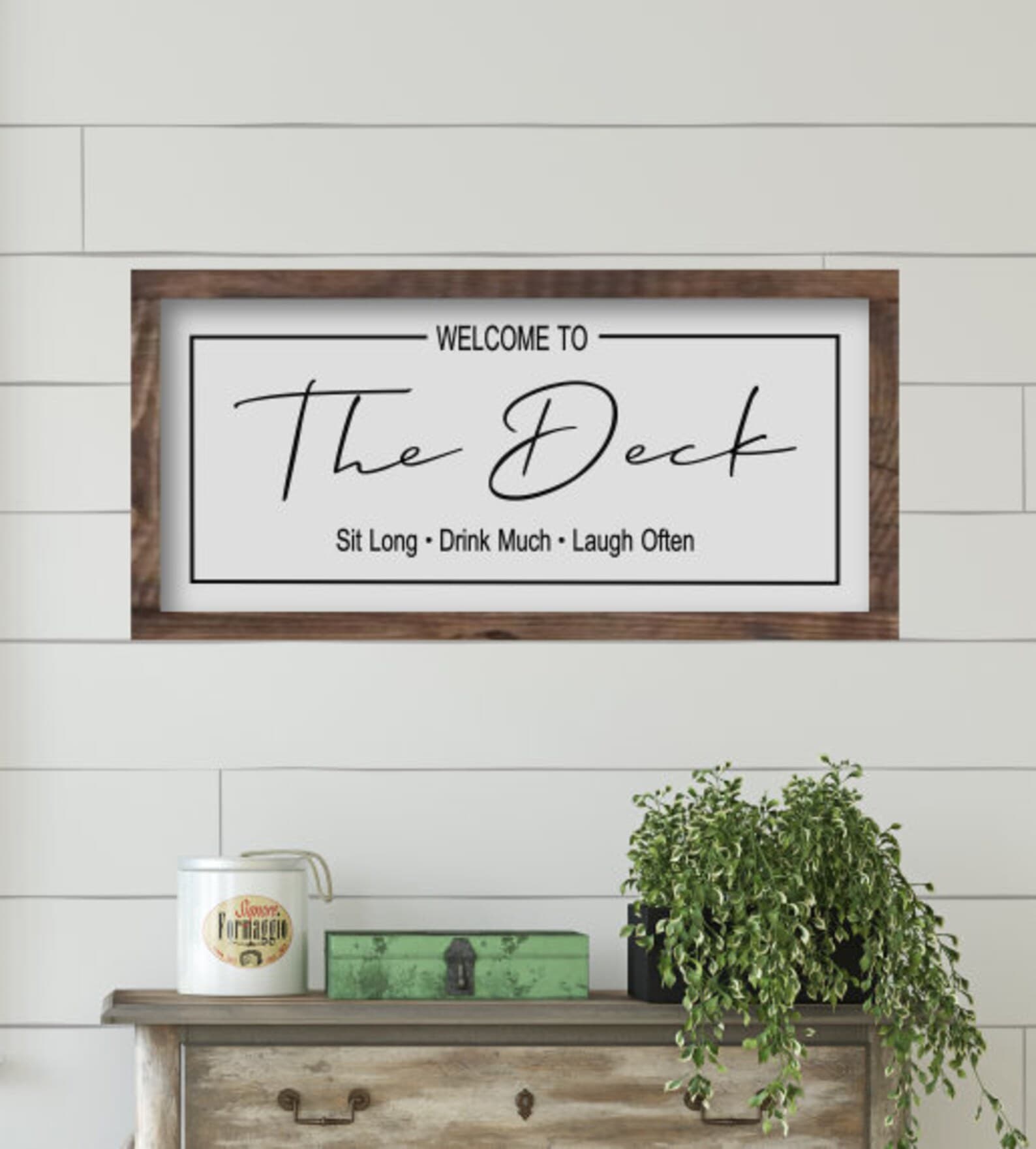 Welcome to the Patio Wood Sign Patio Wooden Signs Welcome - Etsy