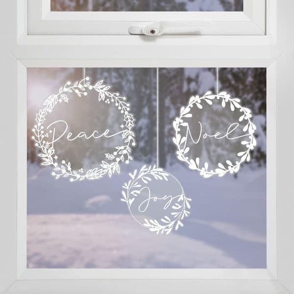 Christmas Window Decorations - Etsy