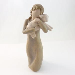 Vintage Willow Tree Figurine 2002, Peace on Earth, Lamb Figurine ...