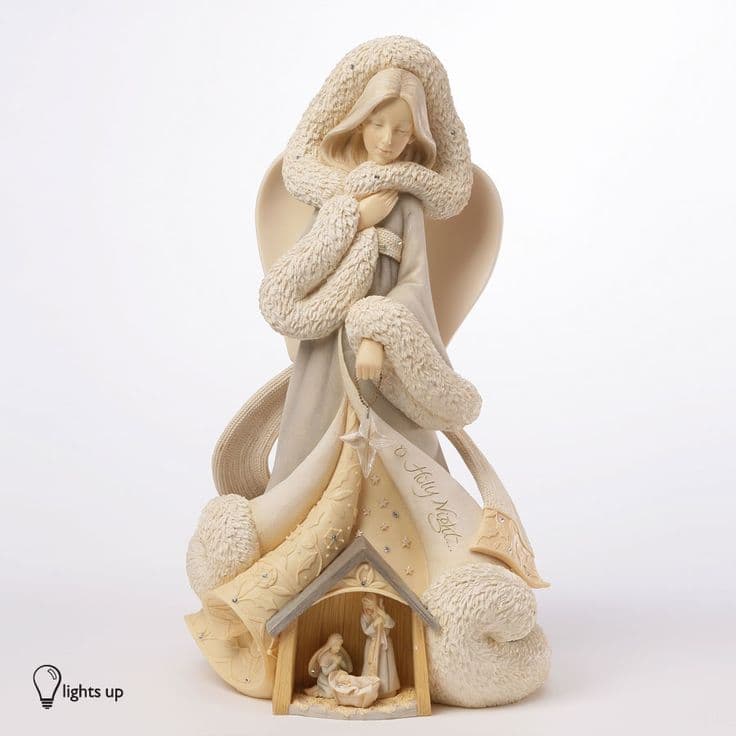 Enesco Foundations Nativity Christmas Angel | Christmas angels ...