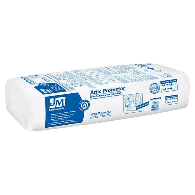 Johns Manville Climate Pro Fibreglass Blow-In-Wool - 45.4 sq.ft ...