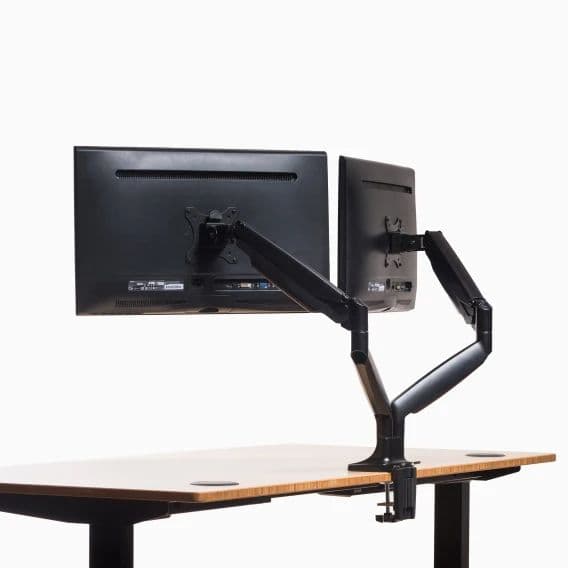 Fully Jarvis Dual Monitor Arm for Efficient Office Setup
