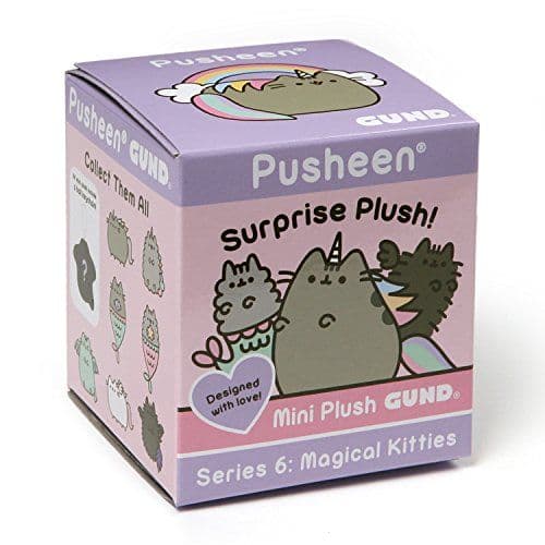 GUND Pusheen Blind Box Plush Stuffed Keychain, Mystery Series 6 ...