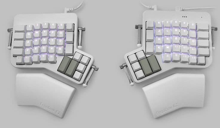 ErgoDox EZ: Glow Mechanical Ergonomic Keyboard
