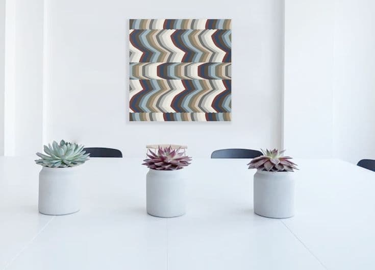 Vintage geometrical kaleidoscope design Canvas Print | Geometric art ...