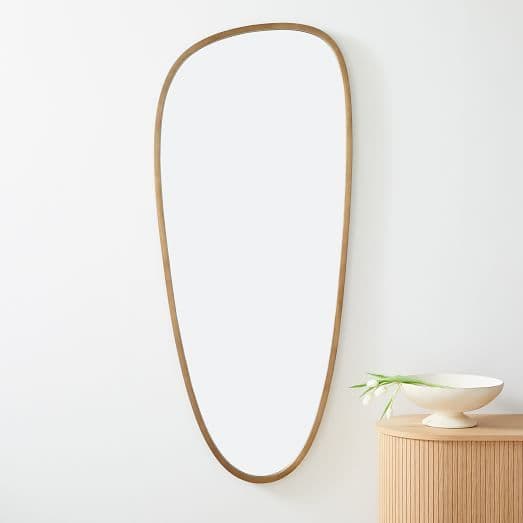 Floor Mirrors & Full-Length Mirrors | West Elm | Metal mirror, Floor ...