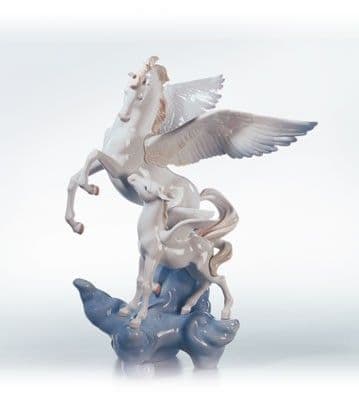 Pegasus Le1500 1994-2003 Lladro Porcelain Figurine | Lladro porcelain ...
