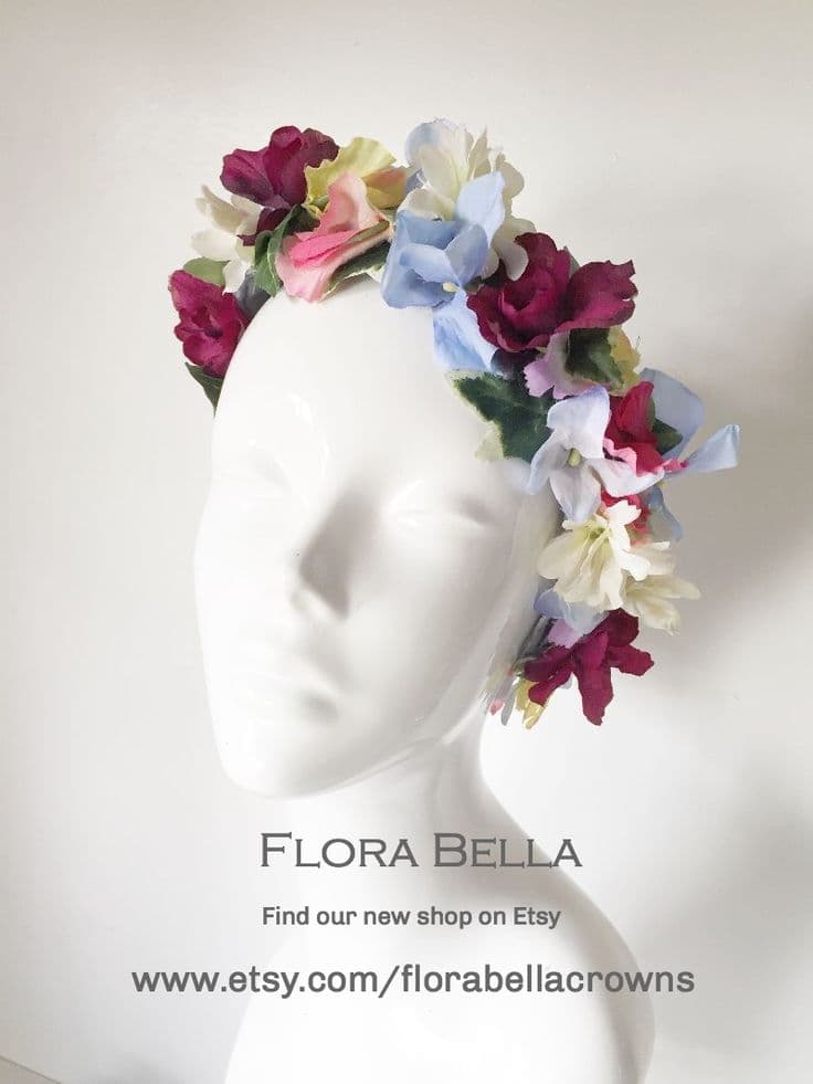 Pin by Flora Bella on Flora Bella Flower Crowns | Flower crown, Silk ...