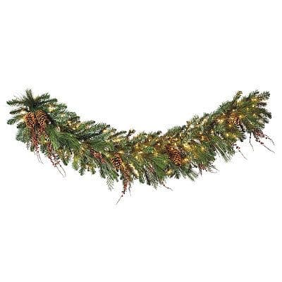 Estate Pre-lit Garland | Frontgate | Pre lit garland, Holiday garlands ...