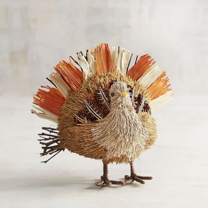 Pier 1 Imports Natural Turkey Decor | Turkey decor, Thanksgiving ...