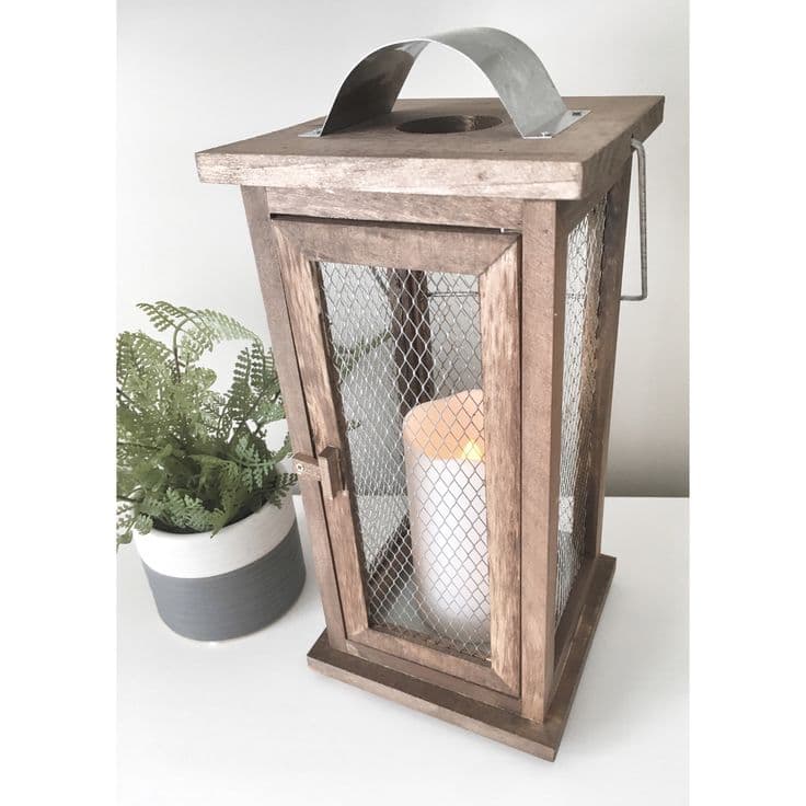 Craftsman Candle Lantern Table