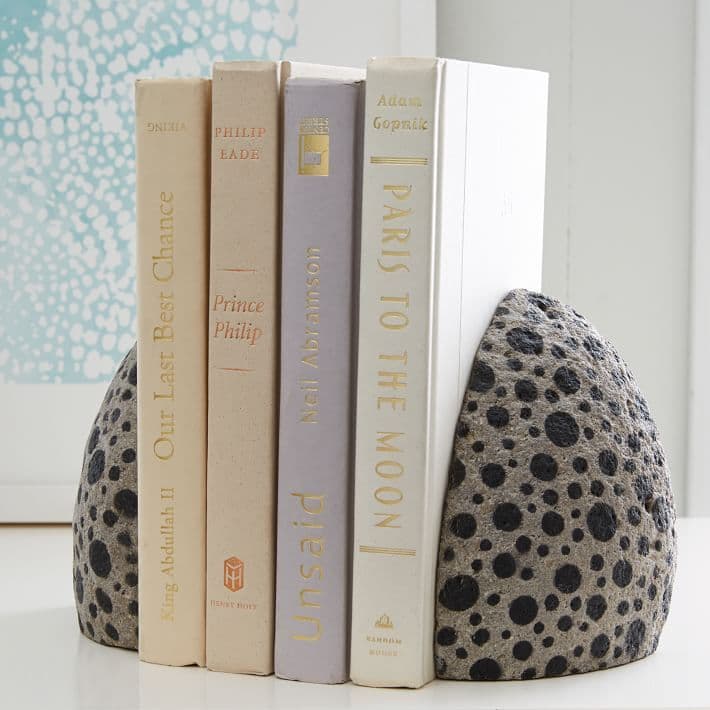 West Elm Stenciled Stone Bookends | Bookends, Home decor sale, Home ...