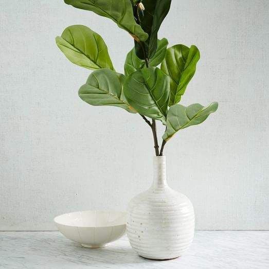 West Elm Faux Fiddle Leaf Fig Branch