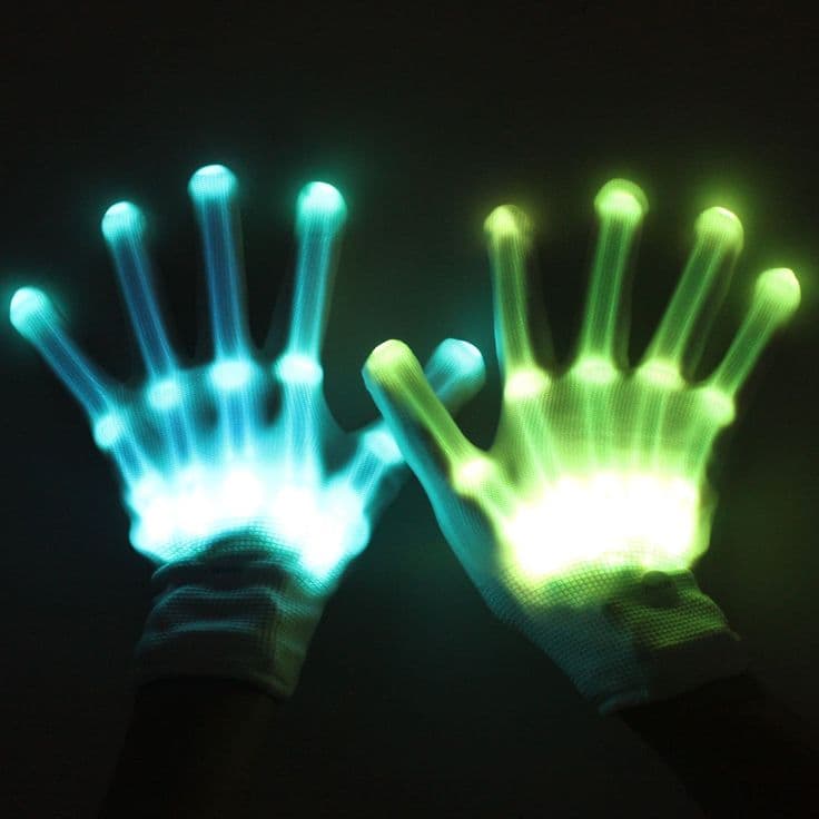 MAGIFIRE Led Skeleton Gloves » Petagadget | Led gloves, Colorful gloves ...