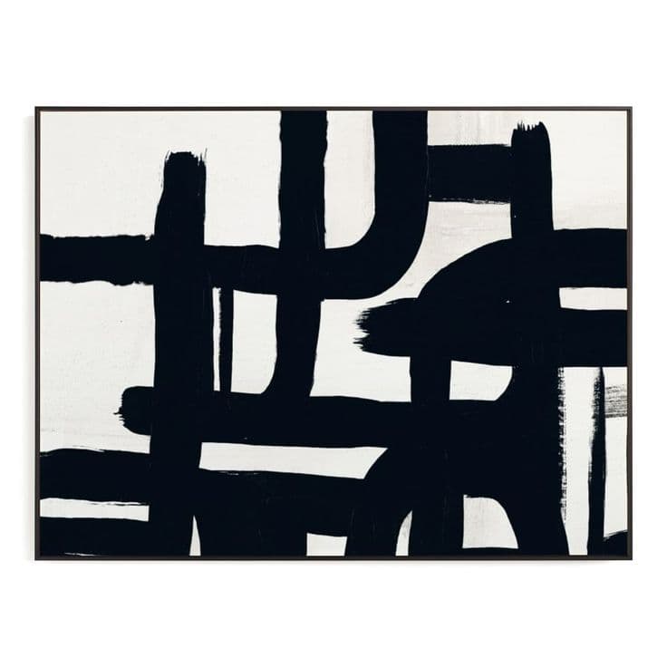 West Elm | Black and white wall art, Black wall art, Custom art print