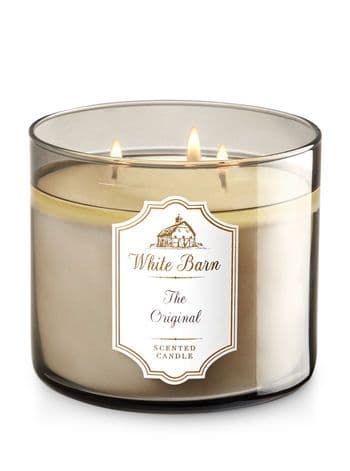 White Barn The Original 3-Wick Candle - Bath And Body Works