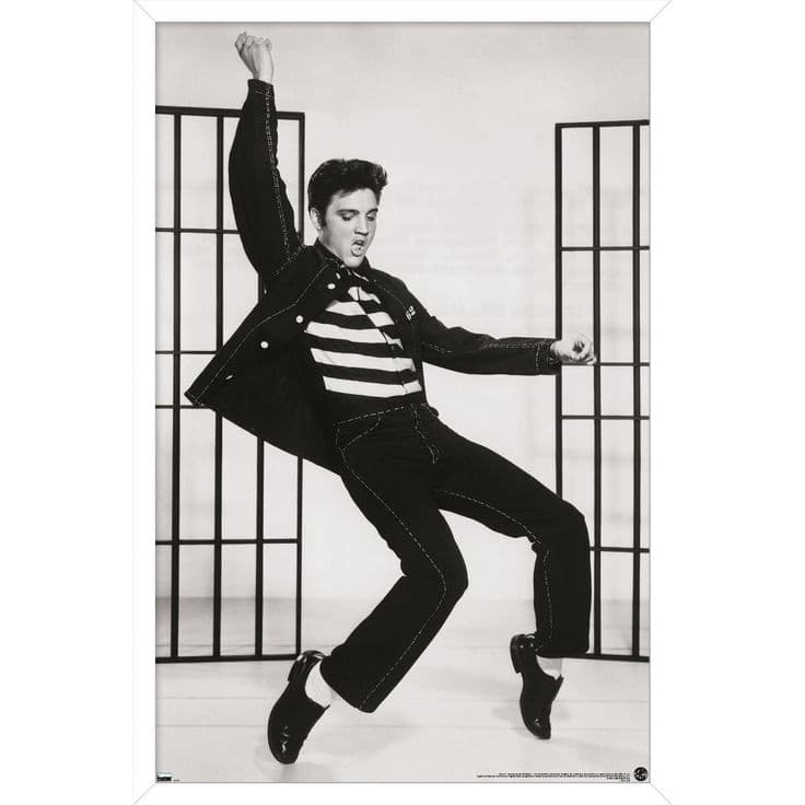Trends International Elvis Presley - Jailhouse Rock Pose Framed Wall ...